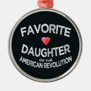 Adorno Metálico Hija Favorita Revolución Americana DAR