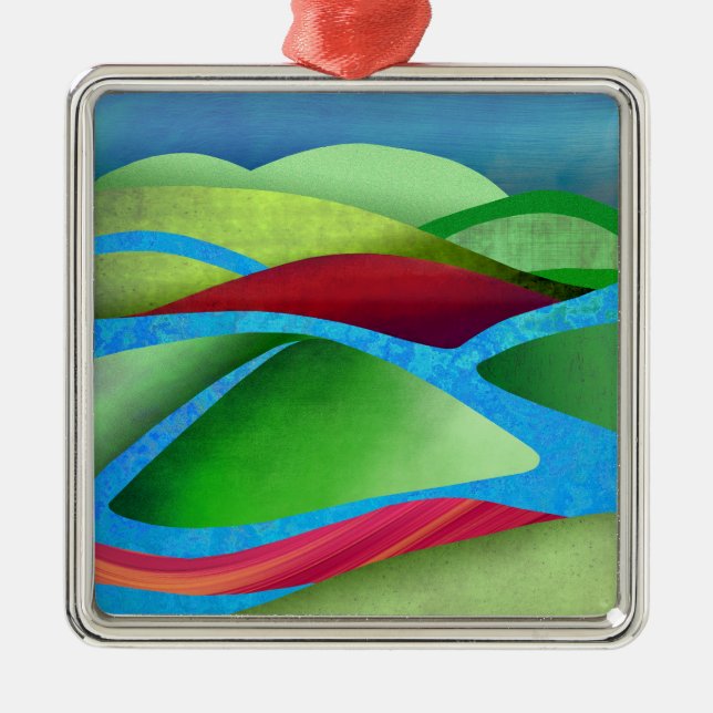 Adorno Metálico Hills On Ice (Frente)