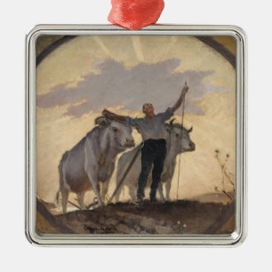 Adorno Metálico Himno de la tierra al Sun, 1892