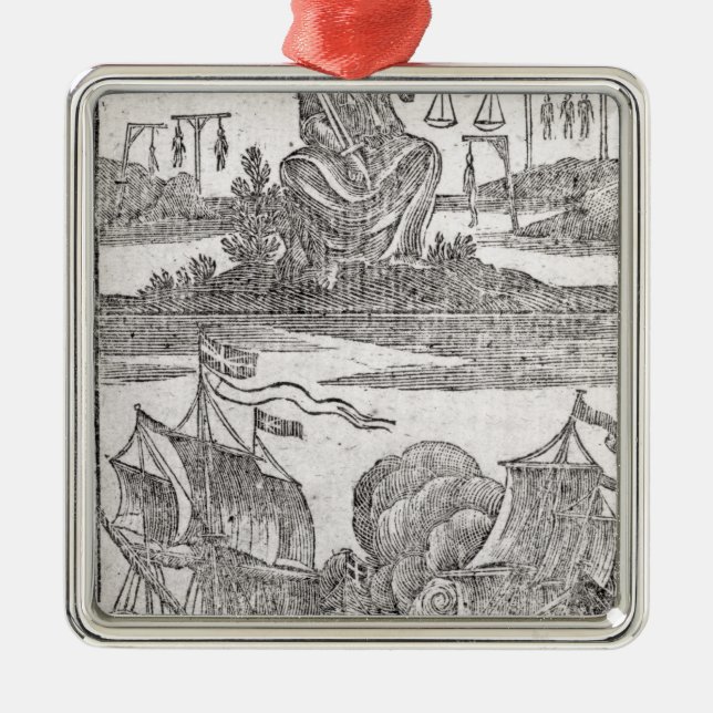 Adorno Metálico Historia y vidas de todo el la más notorio (Frente)