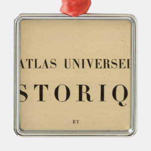 Adorno Metálico Historique del universel del atlas del medio