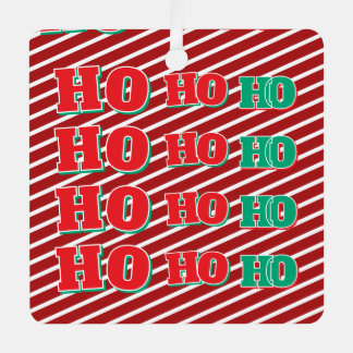 Adorno Metálico "Ho ho ho"ornament