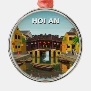 Adorno Metálico Hoi An Vietnam Puente Cubierto Japonés Viaje