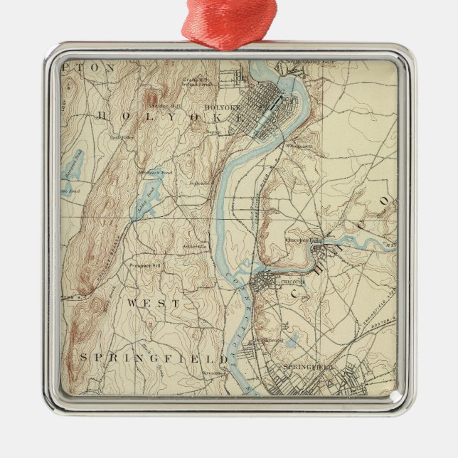 Adorno Metálico Hoja de 4 Springfield (Frente)