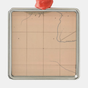 Adorno Metálico Hoja detallada de geología XX