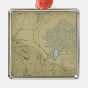 Adorno Metálico Hoja detallada XIX de la geología