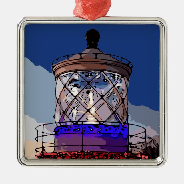 ADORNO METÁLICO HOLIDAY LIGHTHOUSE (Frente)