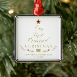 Adorno Metálico Holly convierte a nuestros primeros Navidades casa