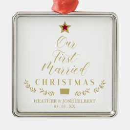 Adorno Metálico Holly convierte a nuestros primeros Navidades casa