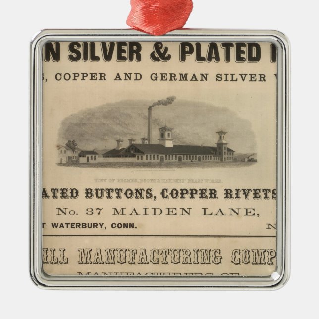 Adorno Metálico Holmes, Booth y Haydens (Frente)