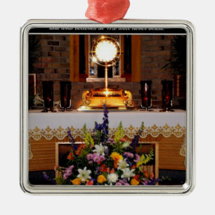 Adorno Metálico Holy Eucharist Holy Communion