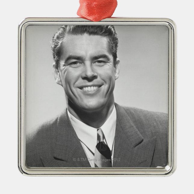 Adorno Metálico Hombre acertado (Frente)