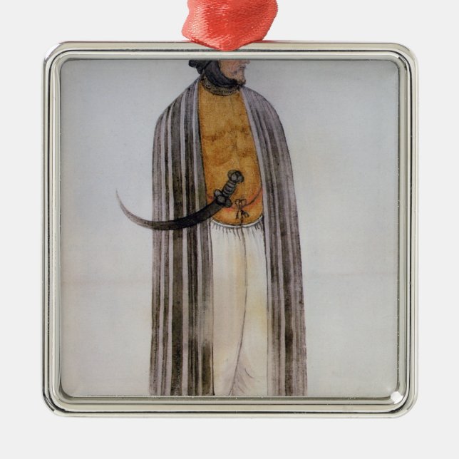 Adorno Metálico Hombre turco (Frente)