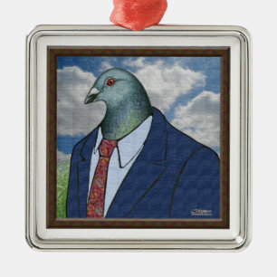 Adorno Metálico Homer Suit con marco