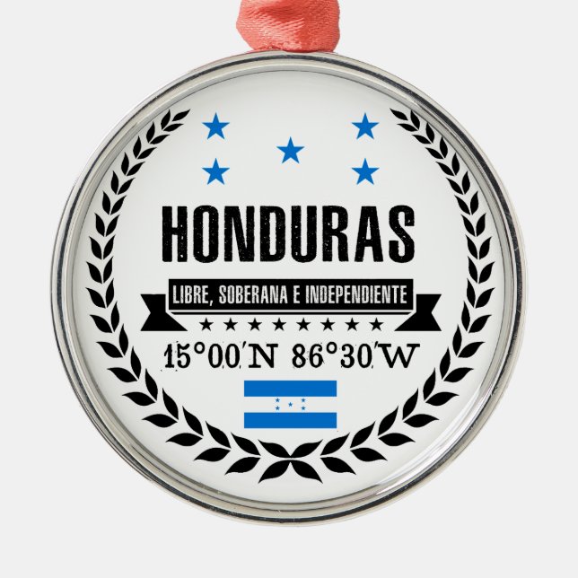 Adorno Metálico Honduras (Frente)