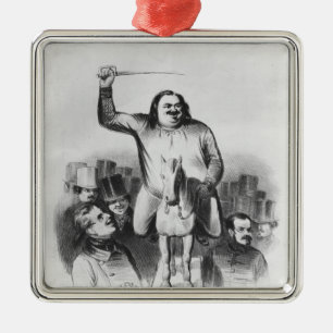 Adorno Metálico Honore de Balzac