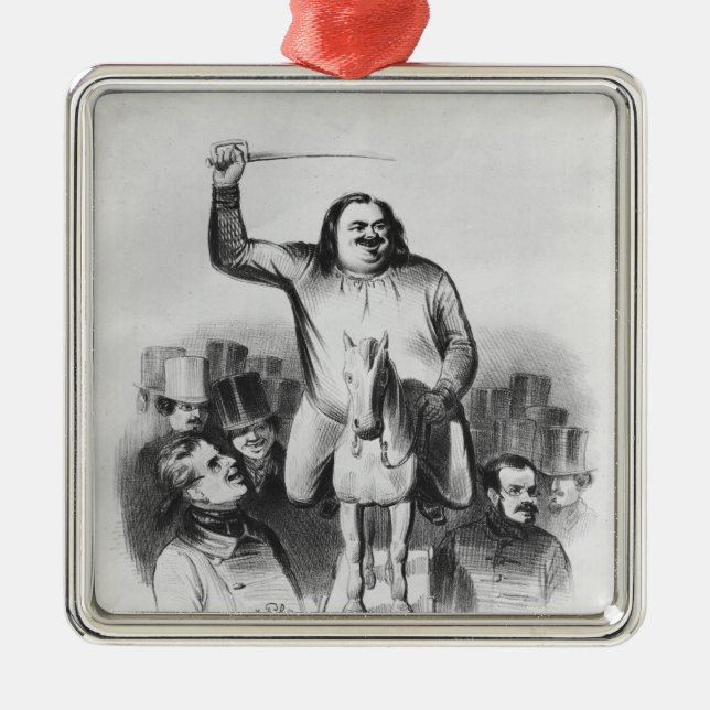 Adorno Metálico Honore de Balzac (Frente)