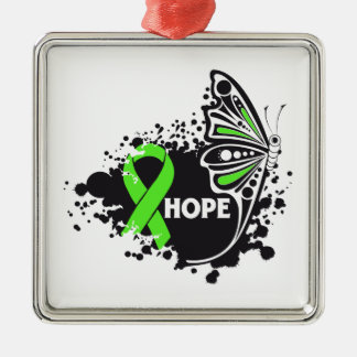 Adorno Metálico Hope Lyme Disease Butterfly Ribbon