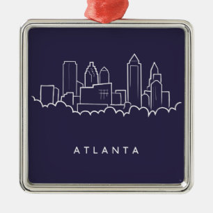 Adorno Metálico Horizonte de Atlanta