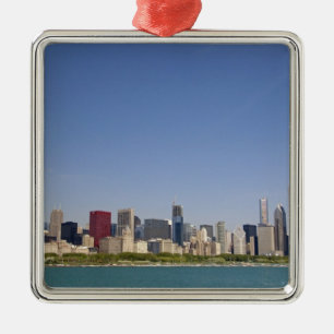 Adorno Metálico Horizonte de Chicago, Illinois, EE. UU.