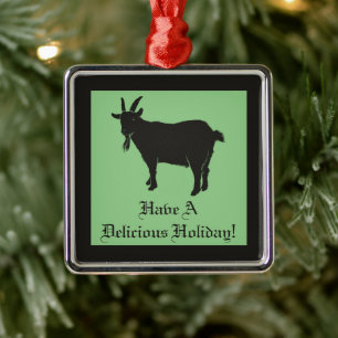 Adorno Metálico Horror de Black Phillip Goat
