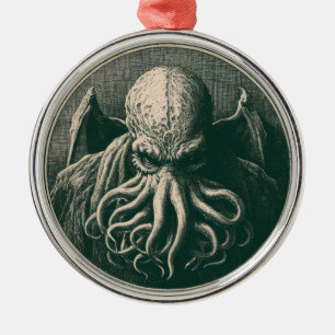 Adorno Metálico Horror de Cthulhu Lovecraft