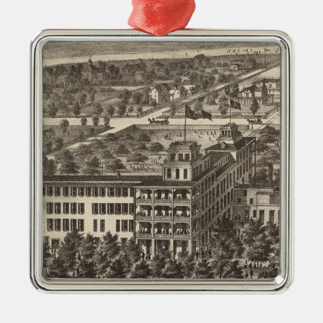 Adorno Metálico Hotel de Estados Unidos, Atlantic City, NJ (Frente)