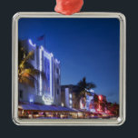 Adorno Metálico Hotel del faro, impulsión del océano, Miami Beach<br><div class="desc">¿La impulsión del océano es una calle en playa del sur? la parte meridional de Miami Beach, la Florida. Se sabe para sus hoteles del art déco. La calle es el centro del distrito del art déco de la ciudad, que es casero a cerca de 800 edificios preservados. Moderne aerodinámico...</div>