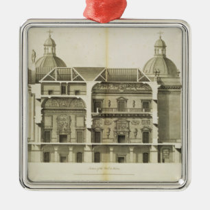 Adorno Metálico Houghton Pasillo: sección representativa del