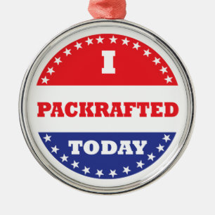 Adorno Metálico Hoy Empacé en Balsa