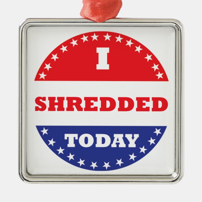 Adorno Metálico Hoy me he triturado (Frente)