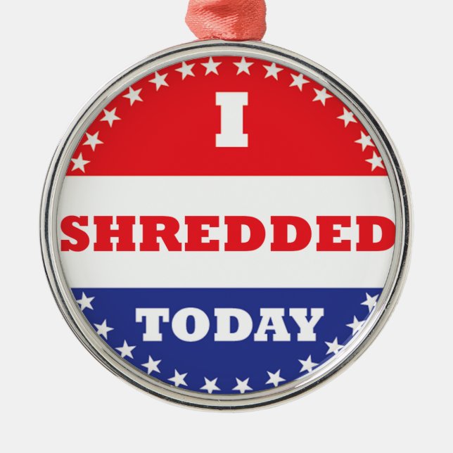 Adorno Metálico Hoy me he triturado (Frente)