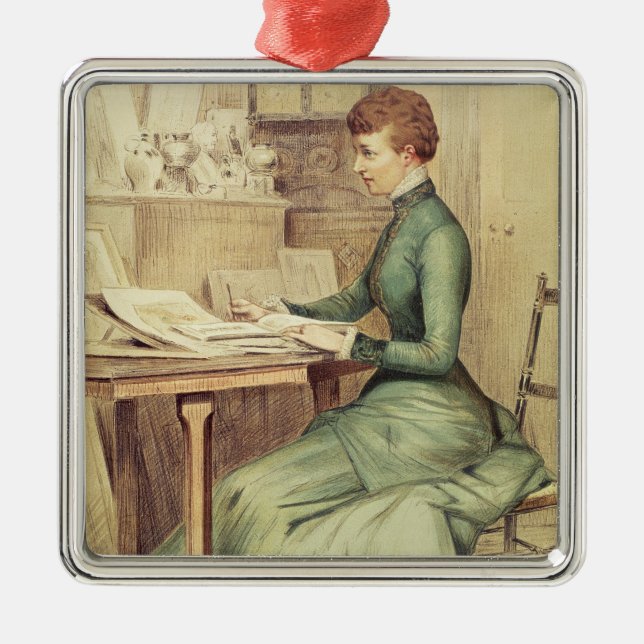 Adorno Metálico HRH la Princesa de Gales (Frente)