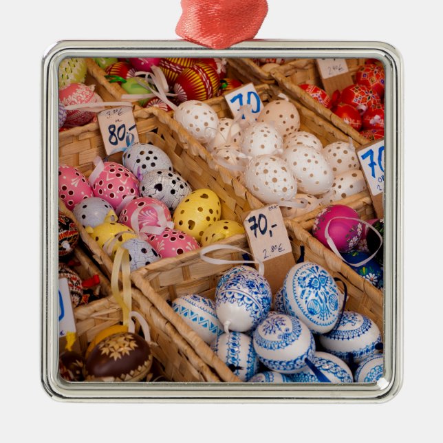 Adorno Metálico Huevos de Checo Pascua (Frente)