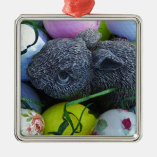 Adorno Metálico Huevos de Pascua, bolas de golf de conejo