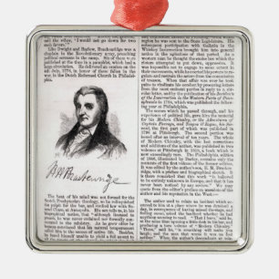 Adorno Metálico Hugh Henry Brackenridge