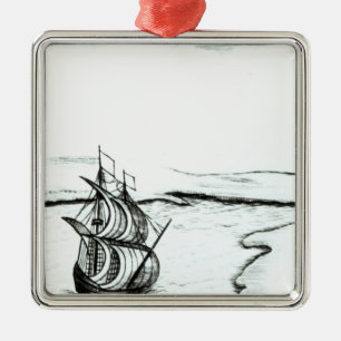 Adorno Metálico Huida Inglaterra de rey Charles II en 1651