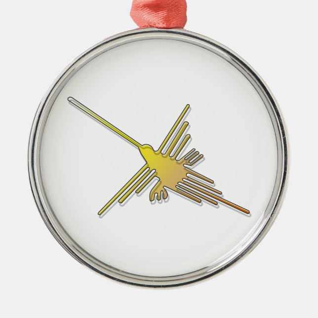 Adorno Metálico Hummingbird (Frente)