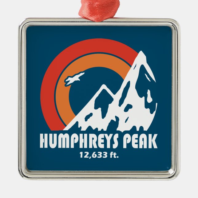 Adorno Metálico Humphreys Peak Arizona Sun Eagle (Frente)