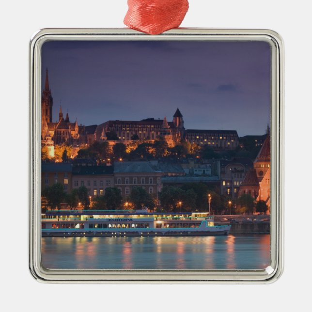 Adorno Metálico HUNGRÍA, Budapest: Castle Hill, Iglesia Calvinista (Frente)