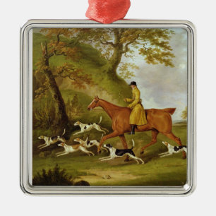 Adorno Metálico Huntsman y perros, 1809 (aceite en lona)