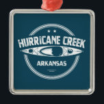 Adorno Metálico Huracán Creek Arkansas Kayaking<br><div class="desc">El huracán Creek es un río nacional salvaje y escénico ubicado en Arkansas.</div>