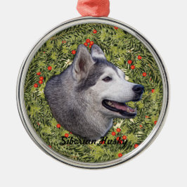 Adorno Metálico Husky Wreath