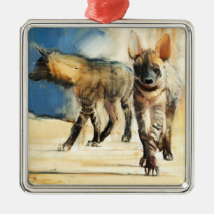 Adorno Metálico Hyaenas rayado 2010