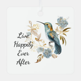 Adorno Metálico Hydrangea Flowers