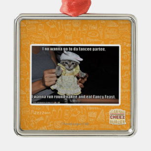 Adorno Metálico I ningún quiere ir al partee del fancee de DA