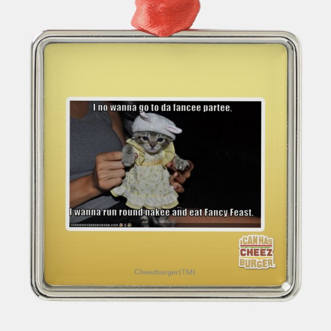 Adorno Metálico I ningún quiere ir al partee del fancee de DA (Frente)