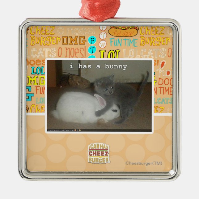 Adorno Metálico I tiene un conejito (Frente)