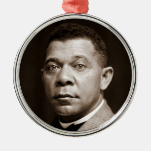 Adorno Metálico Ícono de la Historia Negra: Booker T Washington, R