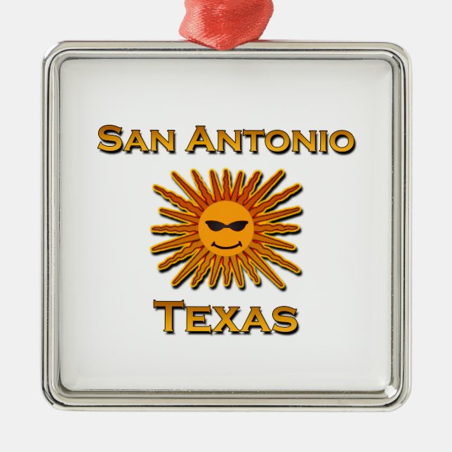 Adorno Metálico Icono de San Antonio Sun (Frente)